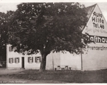 Landgasthof Hotel Linde im Jahr 1936